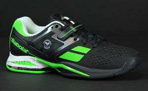 Babolat Propulse Wimbledon Edition Black / green Men Tennis Shoes NEW 8.5us