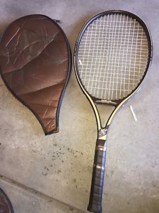 vtg Avant Garde Graphite Gold OverSize Tennis Racquet 4 1/2