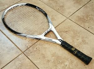 WILSON K Factor 3 Three FX Oversize Tennis Racquet 4 3/8 EUC! AWESOME RACKET!