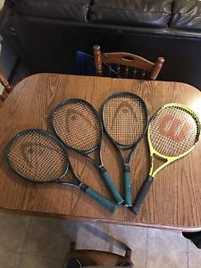 Head 720 Conquest 2 Oversize Old School Tennis Racket/Racquet 4 3/8