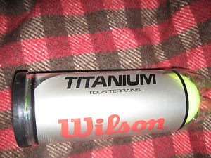 3 Wilson Titanium All Court Surfaces Tennis Balls NIC