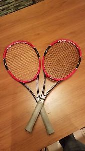 Two (2) Wilson pro staff RF97 autograph racquets, grip 4 1/4.