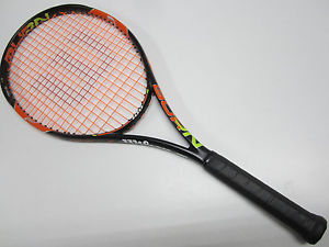 WILSON BURN 100 TENNIS RACQUET (4 3/8) PRO SHOP DEMO. NEW STRINGS!!