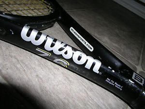 WILSON HYPER CARBON PROSTAFF 7.6 ROLLERS MIDPLUS GRAPHITE TENNIS RACKET 4 1/4