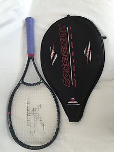 ROSSIGNOL WIDEBODY QUANTUM GRAPHITE 4 3/8. Oversize 110 sq. in. Good Condition