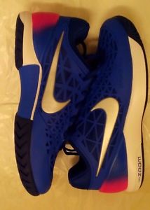 Nike Zoom Cage 2 Tennis Shoes Women's US 8 Racer Blue 705260-404 NEW