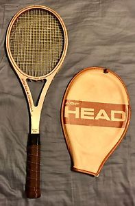 Vintage AMF Head Arthur Ashe Competition 2 Tennis Racquet W/Cover