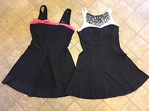 Lot 2 Women's Small Nike Black Dri Fit Tennis Athletic Dresses