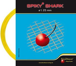 Kirschbaum Set Shark Tennis String, Yellow, 1.30mm/16-Gauge