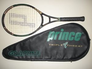 PRINCE TT TRIPLE THREAT GRAPHITE MIDPLUS 100  TENNIS RACQUET 4 3/8