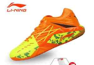 Chen long Lining male and female badminton shoes breathable slip Lin Dan boots s
