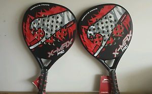 Two Padel, Platform and Paddle Tennis Racquet. Slazenger X-MaxPro Padel rackets