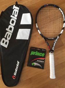 BABOLAT Pure Drive GT tennis racquet racket 4 3/8 Strung - WOW LQQK HERE WOW!