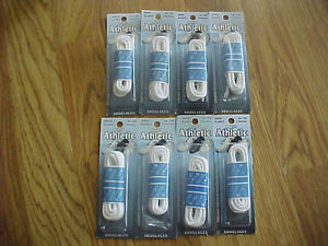 NEW 25 Pairs of 36in. Round White Shoe Laces Boot or Shoes Shoelaces