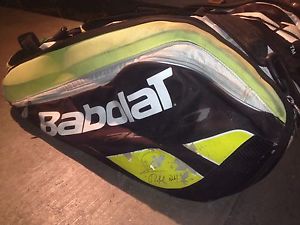 BABOLAT PURE AERO YELLOW 12 PACK RACQUET BAG RAFAEL NADAL EDITION