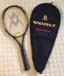 VOLKL VARIO SERIES V1 MID PLUS 102" 16X19 GRAPHITE TENNIS RACKET New 4 5/8 CASE