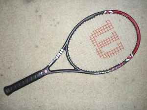 WILSON HYPER PRO STAFF 5.0 OVERSIZE 110 TENNIS RACQUET  GRIP-4 1/2
