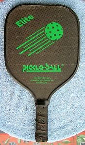 PICKLE BALL ELITE BLACK & GREEN PURPLE PADDLE SEATTLE WA USA - L@@K - NICE