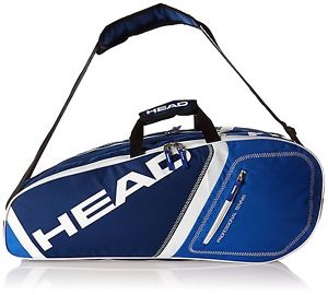 Head Core 6R Combi Racquet Bag - Multi-Colour/Blue/Blue