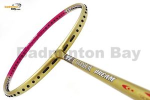 Flex Power Titanium Ti Dream Pink (5U) Badminton Racket String + PU Grip