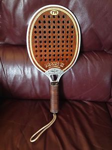 Vintage MARCRAFT USA PADDLEBALL PLATFORM TENNIS RACQUET "Marc II" Free Shipping