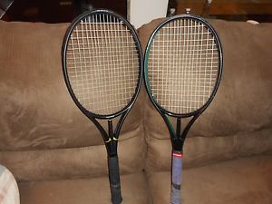 LOT OF 2 SNAUWAERT JOHN MCENROE  ELLIPSE TOUCH F & H TENNIS RACKETS