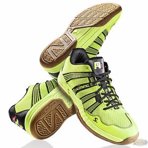BRAND NEW Salming Race R1 2.0 Mens Court Shoe - Safety Yellow