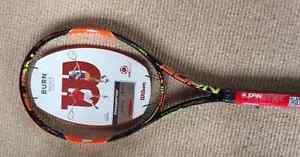 NEW WILSON BURN 100ULS TENNIS RACQUET  GRIP 1/8
