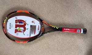 NEW WILSON BURN 100LS TENNIS RACQUET  GRIP 1/8