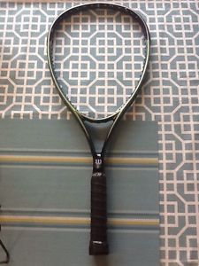 Excellent Wilson Sledge Hammer 6.3 OS 110 Sq. Grip 4 1/2 Tennis Racquet Unstrung
