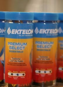 Ektelon Racquetball PREMIUM BLUE BALLS 2 CANS  of 3-ball TUBES, 6 BALLS TOTALLY