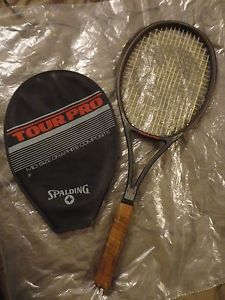 #2 Spalding Tour Pro Midsize Graphite Composite Tennis Racket Grip L2:4 1/4L EX!