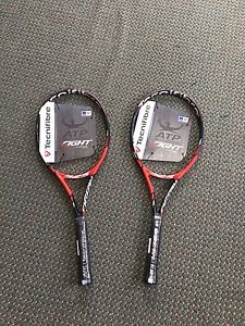 Pair of Tecnifibre Tfight 325 Dynacore 4 3/8 Racquets Brand New