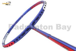 Yonex DUORA 10 LCW Lee Chong Wei Blue Red (3U) Badminton Racket String + PU Grip