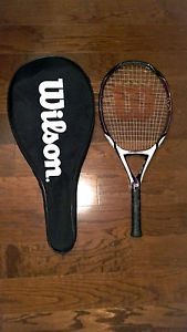 Wilson KFactor K Zero Tennis Racquet 118 Head - 4 1/4 grip with case