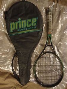 Prince Graphite II MidPlus Widebody Power Tennis Racket Grip 4 3/8 VG!