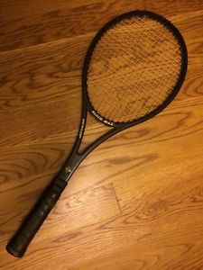 Vintage Dunlop Black Max Graphite/Glass Tennis Racquet w/4 1/2 Grip GREAT LOOK