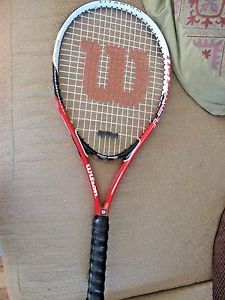 Wilson Titanium Volcanic Tennis Racquet & Cover