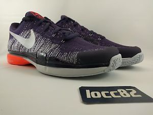 Nike Zoom Vapor 9.5 Flyknit sz 11.5 Men's 885725-500 Grand Purple Silver rf