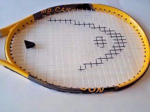 HEAD MG.CARBON 3001 EXTRA LONG TENNIS RACKET RAQUET 4 3/8" Grip Black Yellow