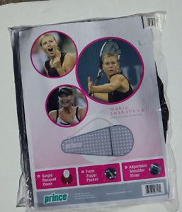 PRINCE MARIA SHARAPOVA SINGLE RACQUET TENNIS BAG PINK DOTS/GREY NEW IN BAG