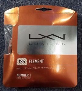 Luxilon Element 1.25mm 16L Gauge Tennis String NEW