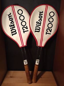 Lot of 2 Vintage Steel Racquets, Wilson T2000