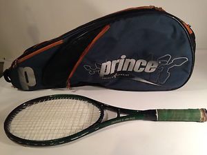 Prince Triple Threat 2-4 Racquets Bag W/Graphite II Mid Plus Tennis Racquet