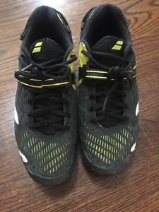 Men's Babolat Propulse Court Tennis Shoe Yellow Black 30S1372 Size 8