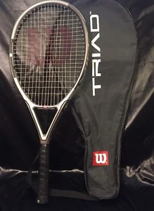 Wilson Triad 3.0 T3 Oversize Tennis Racquet 115 Head 4.5" Grip And Case