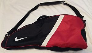 Nike Tennis Racquet Bag Sports Carrier Red  Black white