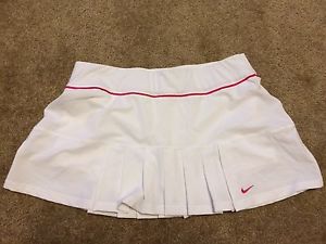 NIKE ACCURACY WOVEN PLEATED TENNIS SKIRT/SKORT TEAL ACCENT SZ M