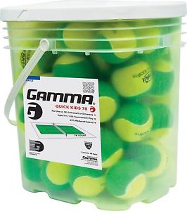 Gamma Sports Kids Training (Transition) Balls - 60 Orange Dot 78 Green Dot Qu...