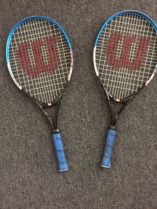 (2) Two Wilson Steam 25 3 1/8 Grip Very Good Condition